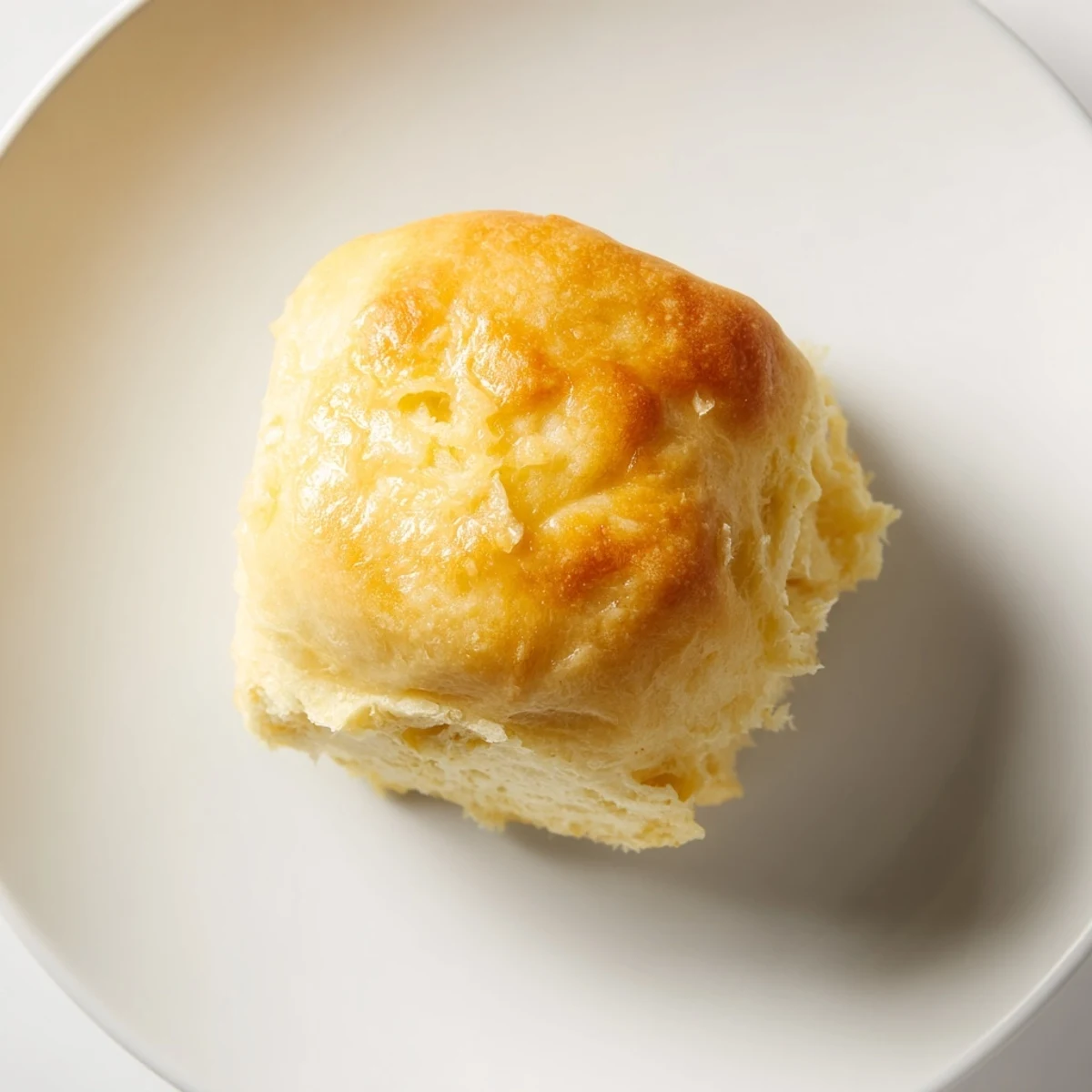 Golden Homemade Dinner Rolls, freshly baked with a glistening, buttery top, ready to serve.