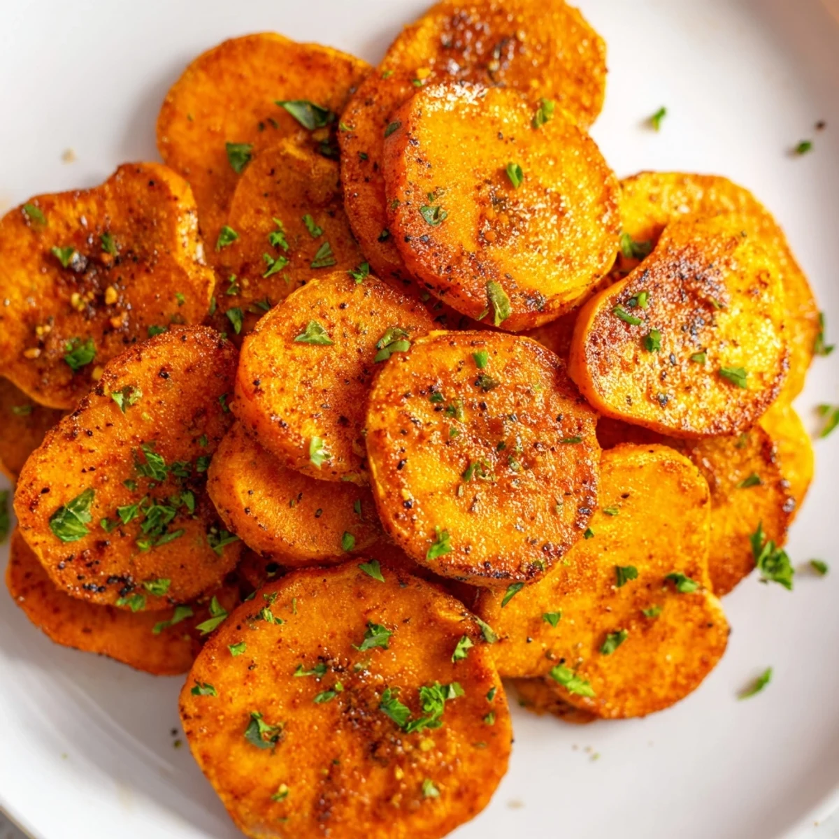 These vibrant, spicy Cajun roasted sweet potatoes are perfectly seasoned and baked until tender and crisp.