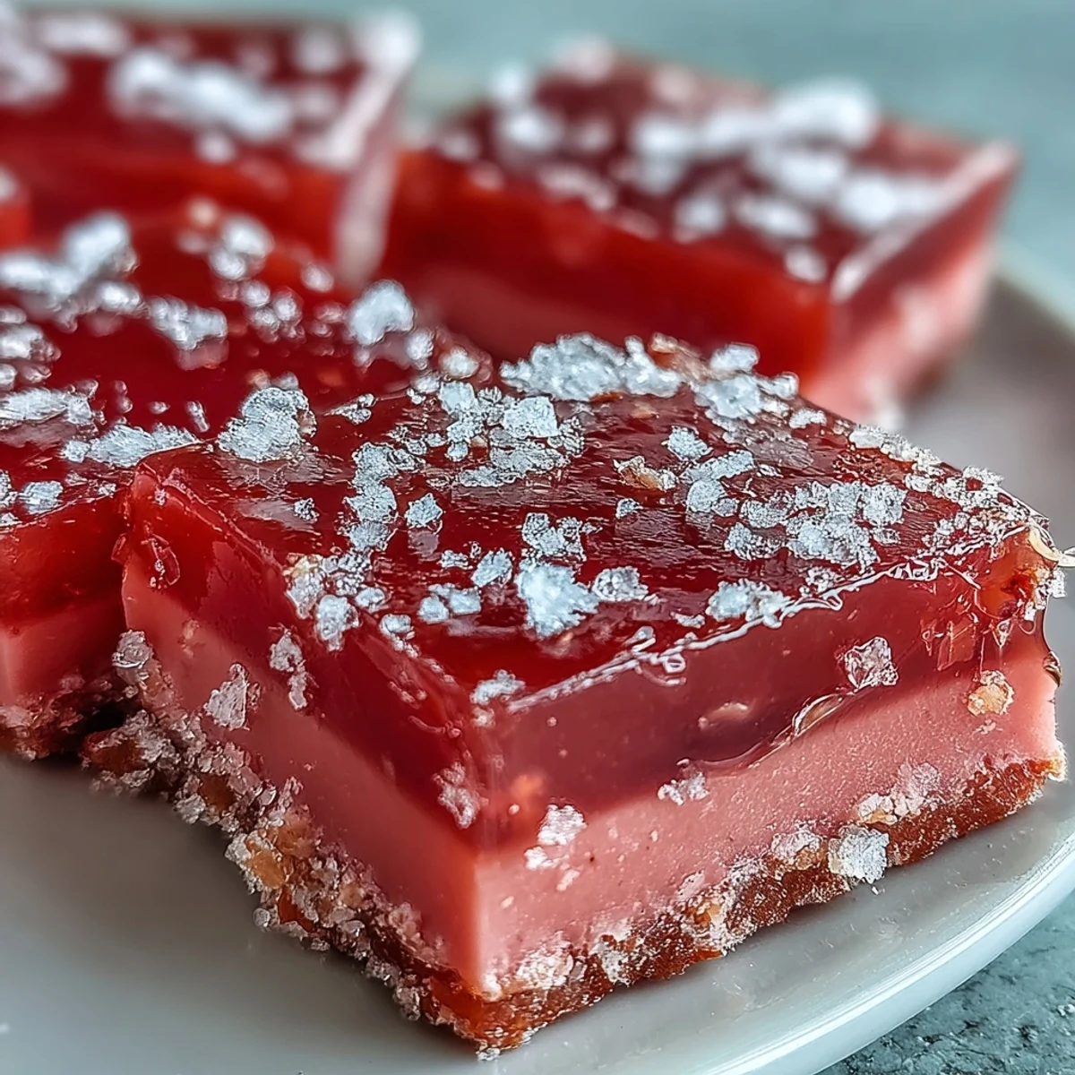 Homemade Guava Cheese pieces arranged on a platter, perfect for serving alongside tea or a cheese board.