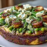 Spring Frittata Asparagus Peas Goat