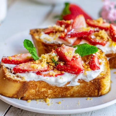 Strawberry Cheesecake Toast