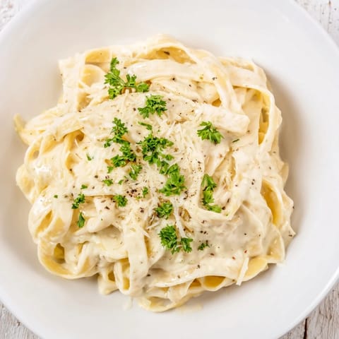 Pasta Alfredo Cottage Cheese