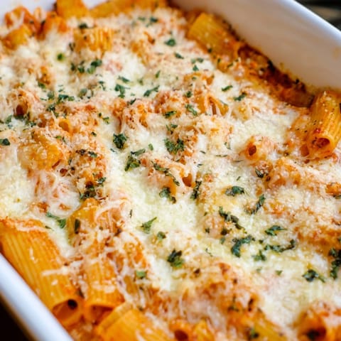 Four Cheese Baked Pasta