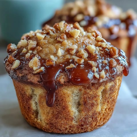 Freshly baked Peanut Butter and Guava Muffins with a moist crumb and sticky guava center on a cooling rack.