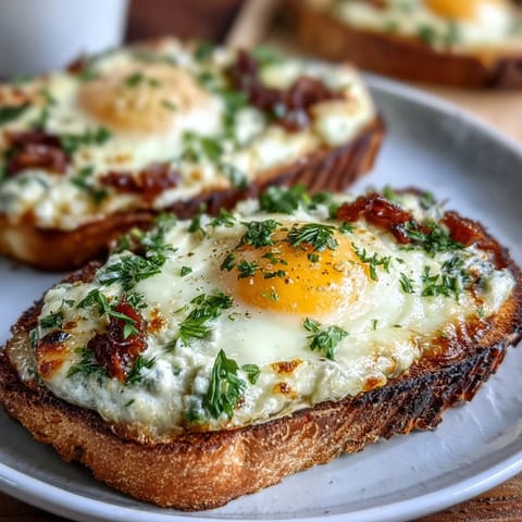 Asparagus and Egg Tartines: fresh asparagus spears top creamy scrambled eggs on golden toasted bread.