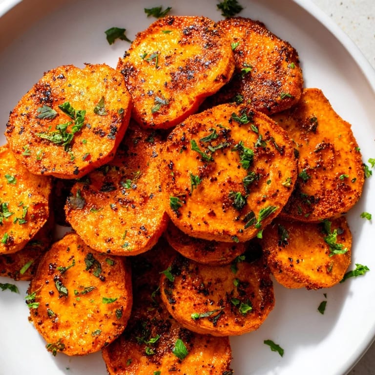 Enjoy the delicious aroma of these oven-baked Cajun roasted sweet potatoes, seasoned beautifully with Cajun spices.