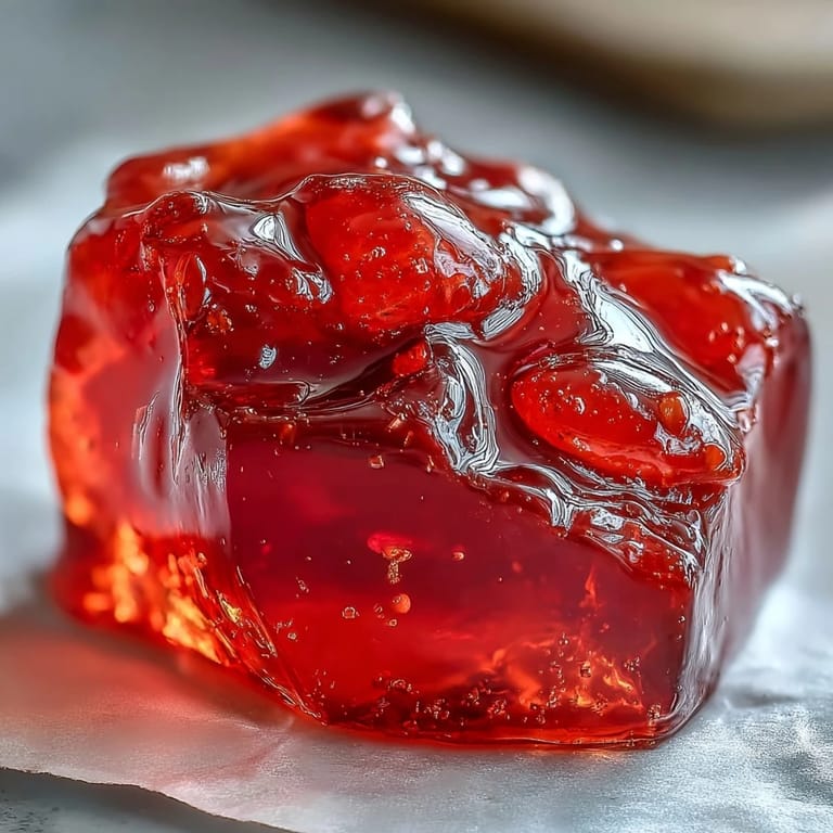 A jar of guava jelly rests on a wooden board with fresh guavas, evoking tropical flavor and a sweet, spreadable preserve.