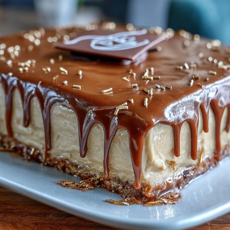 Decadent gold drip sheet cake with fondant mortarboard topper, a festive centerpiece for your graduate's special celebration.